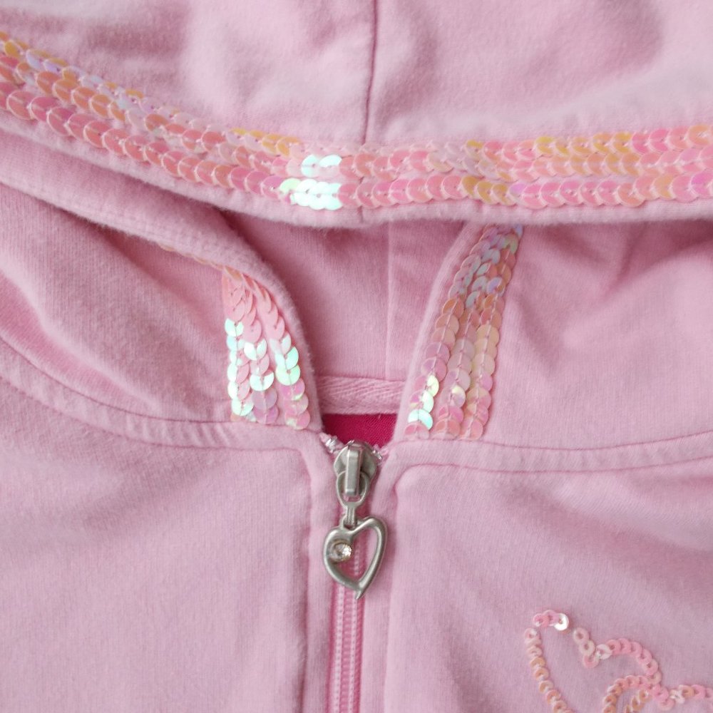 Thalia Sodi Girls Cropped Hoodie Size 10/12 - Picture 2 of 10